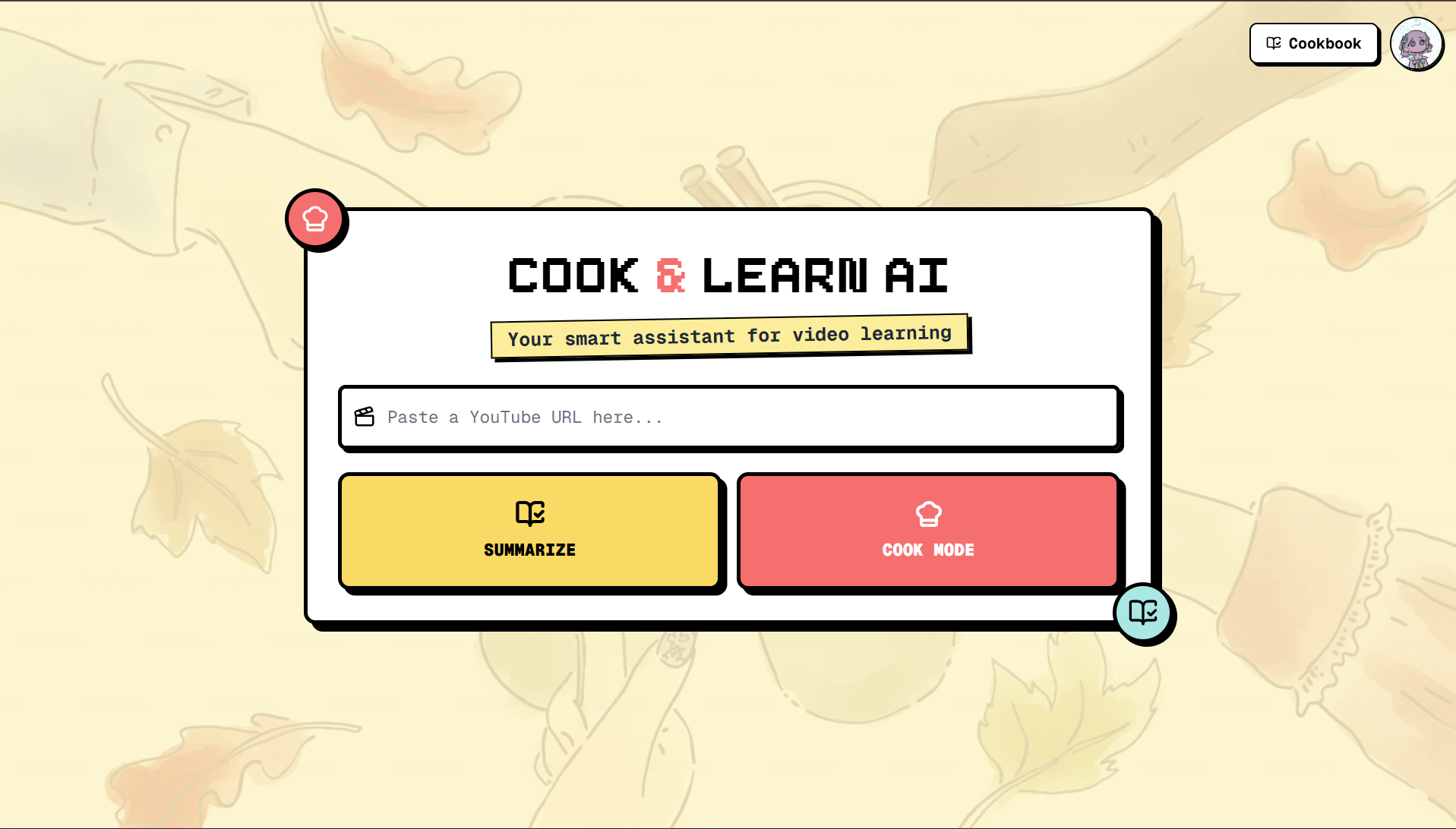 CookMate AI interface
